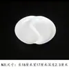 Paleta de colores de plástico acrílico para pintura infantil de siete agujeros, plato de tinta, plato de disco de flor de ciruelo de porcelana, herramientas de paleta de tres líneas para suministros de arte