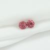 Novas moda brincos Shambhala em prata de lei 925 com diamantes completos brincos simples da moda para mulheres joias de orelha para estudantes atacado