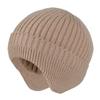 Gorro de Inverno Baotou Masculino e Feminino Proteção Auricular Forrado Lã Gorro à Prova de Vento para Montaria Exterior Quente Elástico Gorro de Tricô para Esqui