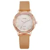 Nuevo Reloj de Cuarzo de Moda para Mujer Reloj Casual Decorativo para Estudiante Caja con Pedrería Reloj para Mujer Reloj para Mujer Al por Mayor