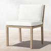 Combinación de mesa y silla para exteriores Sala de sol patio jardín muebles de madera maciza diseñador exterior balcón restaurante silla de ratán envejecido