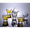 Suministro puntual Vaso de cerveza octagonal templado Rhino 100 ml bar KTV vaso de vino puede hacer logo