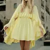 Ropa de Mujer Transfronteriza Europea y Americana Nueva Otoño 2026: Elegante y Estiloso Conjunto de Dos Piezas con un Vestido y una Camisola