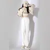 150 Pantalones de Figura Pequeña en Forma de Pera para Mujer 145 Cintura Alta Retro Rectos de Pierna Ancha Jeans XS Nueve Puntos Aspecto Adelgazante Moda