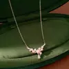 Colar de Pérola Redonda com Gota d'Água de Zircônia, Corrente Clavicular de Luxo Leve de Nicho de Alta Qualidade, Exquisito e Elegante, Versátil para Uso Diário