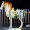 Luoyang Tang Sancai Cavalo Cerâmica Cavalo Enfeites Seis Cavalos Casa Sala de Estar Escritório Decoração Artesanato Presentes Enfeites de Fortuna