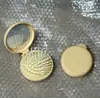 Espejo Peine Mini Portátil Todo en Uno Compacto Plegable para Niña Peine de Bolsa de Aire Peine para Cabello Liso Masajeador de Cabello Peine de Dibujos Animados con Cojín de Aire