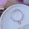Yiwu Atacado de Pulseira de Pérola Cerâmica de Pequenos Produtos Joia de Mão com Contas de Cristal Pulseira para Casal Estudantes Crianças Joia Feminina