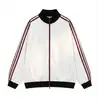 Sudadera cárdigan de manga larga con cuello alto, bloques de color y rayas estilo americano para hombres y mujeres, versión coreana para parejas, chaqueta deportiva de moda para primavera y otoño