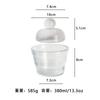 Tarro de Vidrio Estilo Japonés con Patrón de Martillo para Pepinillos de Una Noche Tarro de Cristal para Verduras en Escabeche Contenedor de Manchas Espeso Tarro Plano para Manchas Pepinillos
