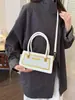 Bolso de Moda Vintage para Mujer 2026 Nuevo Modelo Bolso de Hombro Único Bolso Cruzado Casual Versátil Bolso de Mano Simple Bolso Cuadrado Pequeño
