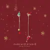 Brincos de Árvore de Natal Tridimensionais, Brincos Doces e Fofos de Presente de Natal e Ano Novo, Presilhas de Orelha Não Perfuradas Outono e Inverno para Mulheres