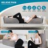Almohada Elevadora de Piernas para Pendientes Inflable Transfronteriza Almohada Inflable Portátil de Soporte Lumbar Cojín Inflable para Postura Respaldo de Felpa para Fractura Cojín para Piernas