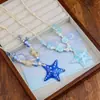 Colar de Estrela-do-Mar de Cerâmica Estilo Sudeste Asiático Feminino Nicho Estilo de Férias Temperamento de Beira-Mar Corrente para Clavícula Corrente de Suéter Acessórios Atacado