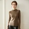 Suéter de Caxemira, um suéter premium de caxemira pura para mulheres, corte justo e quente, perfeito para outono e inverno, modelo novo, ideal como camada base