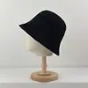 Sombrero de Pescador de Punto Hueco Liso de Doble Cara para Mujer, Versátil, Sencillo, Transpirable, Sombrero para el Sol para Actividades al Aire Libre