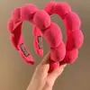 Diadema de Nube para Mujer 2025 Nueva Pinza para el Cabello para Lavarse la Cara Otoño e Invierno Artefacto de Corona Alta Diadema de Esponja de Invierno