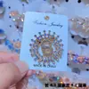 Broche de Mariposa Hueca con Diamantes AB Iridiscentes para Mujer, Pin de Mariposa de Diamantes Lujoso a Todo Color para Trajes y Abrigos, Broche Elegante y Lujoso