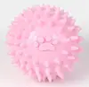 Juguete para Mascotas Perro Masticar Tpr Huella Dactilar Bola con Pinchos 6cm Bola Hueca Elástica Limpieza Dental Autoentretenimiento Alivio del Aburrimiento Juguete Masticable Duradero