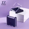 Paleta de sombras mini de un solo color con cierre cuadrado en stock, paleta de colorete, material de embalaje de caja vacía de plástico
