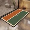 Alfombrilla de Baño de Tierra de Diatomeas Estilo Simple, Alfombrilla Absorbente para Baño, Felpudo para Entrada de Baño, Alfombrilla Antideslizante Resistente a la Suciedad, Disponible para Dropshipping