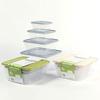 Caja de plástico para conservar la frescura, apta para microondas, lonchera, caja para almacenamiento de verduras y frutas, lonchera para llevar, juego de cajas de plástico al por mayor