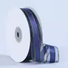 Cinta Ensanchada, Cinta de Colores, Cinta de Satén, Caja de Regalo, Empaque de Flores, Caja para Pasteles, Cinta Adhesiva de Embalaje, Cinta de Satén con Borde de 2.5 cm