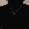 Corrente de Suéter Moda Versátil Super Fada Corrente Fina Simples Luxo Leve High-End Corrente de Clavícula Presente de Aniversário para Namorada