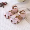 Sandalias para Niñas 2026 Versión Coreana Sandalias Elegantes para Niñas Pequeñas con Lazo y Corona, Zapatos de Princesa para Niñas Jóvenes