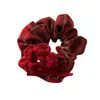 Pinza de Plátano Retorcido Roja con Lazo para Año Nuevo y Navidad para Mujer, Dulce Accesorio para el Cabello de Princesa para Cola de Caballo