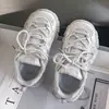 Zapatos Casuales de Malla Transpirable para Niñas 2026 Primavera/Verano Nuevos Tenis Versátiles de Moda para Niños Mayores Zapatos de Papá
