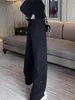 Pantalones gruesos de pierna ancha con forro polar estilo europeo para mujer, nueva colección de invierno 2026, diseñados para figuras tipo pera, corte holgado, efecto adelgazante, pantalones casuales de pierna recta