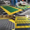 Modelo Nuevo 1.8cm Patrón PVC Sala de Lavado de Autos Piso de Rejilla Entrelazado Divisores de Piso sin Excavación Alfombrillas para Piso de Tienda 4S