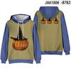 Suéter con estampado 3D al por mayor transfronterizo de otoño e invierno 2023 para hombres y mujeres con capucha de Halloween, sudadera con capucha casual de tendencia