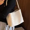 Bolsa feminina de grande capacidade, novo modelo de verão 2026, bolsa de ombro de luxo leve de nicho, bolsa de axila vintage para o dia a dia