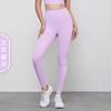 Pantalones de Yoga de Cintura Alta Nuls para Mujer, Estilo Europeo y Americano, Ajustados, Pantalones de Fitness con Efecto Levanta Glúteos Color Durazno, Esenciales Deportivos para Yoga, Pantalones de Verano