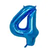 Balões de Folha de Alumínio Digitais Grandes Versão Americana 40 polegadas Embalados Individualmente Decorações de Aniversário Infantil Balões Flutuantes de Hélio