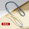 Cordão com Pingente de Jade Aventurina Tecido à Mão, Joias de Cristal Ágata Buda de Jade, Colar de Fio Vermelho de Alta Qualidade, Atacado