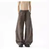 Pantalones Casuales Versátiles de Pierna Ancha Recta de Cintura Alta Adelgazantes Sueltos Estilo Coreano Nuevo Primavera 2026