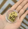 Pegatina para Teléfono Móvil de Oro Puro 999 2 Mg Dios de la Riqueza Caqui Ruyi Talismán de Paz para Atraer Riqueza y Hacerse Rico Regalo Popular Fabricante Venta al por Mayor