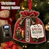Novo Produto de Natal Presente em Dinheiro de Natal Borboleta de Natal Borboleta Acrílica Clipe de Presente Ornamento