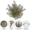 Cachos Artificiais de Flor-de-Sino Dourada, Flores Trombeta, Grama Sino para Paisagismo Externo, Decoração de Casa, Arranjos Florais de Casamento