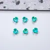 Decorações para Nail Art Flor de Três Pétalas Aurora 3D 6mm Flor Artificial Flor Seca Iridescente Acessórios para Unhas Materiais DIY Feitos à Mão