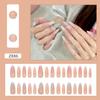 Doce e gentil branco doce menina Nail Art Nail Patch Terminado Advanced Sense Fake Nail Removível Wearable