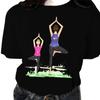 Primavera verão verão novo gato letras simples moda camiseta uma geração de feminina manga curta camiseta feminina verão