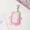 Hisocute Original Tarjetero para Perseguir Estrellas Funda para Exhibición de Polaroid de Tres Pulgadas Colgante Tarjeta de Estudiante de Campus Tarjeta de Comida Funda Protectora