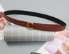 Cinturón nuevo para mujer, decorativo, para traje, de moda, combinable con todo, para vestido, suéter, abrigo, accesorios, cinturón de cuero con hebilla C pequeña