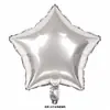 Balão de filme de alumínio balão de casamento balão de festa de aniversário balão de 18 polegadas folha de alumínio estrela de cinco pontas arranjo balão de cena atacado
