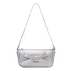Bolso de Hombro con Lazada Texturizada de Moda para Mujer, Bolso Cruzado de Hombro Nuevo y de Moda Primavera 2026, Bolso de Mano Pequeño