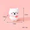 Caixa Cega de Urso Nova Tendência Mais Vendida, Miniaturas de Animais de Resina para Casa de Bonecas, Enfeites de Resina para Cena em Miniatura